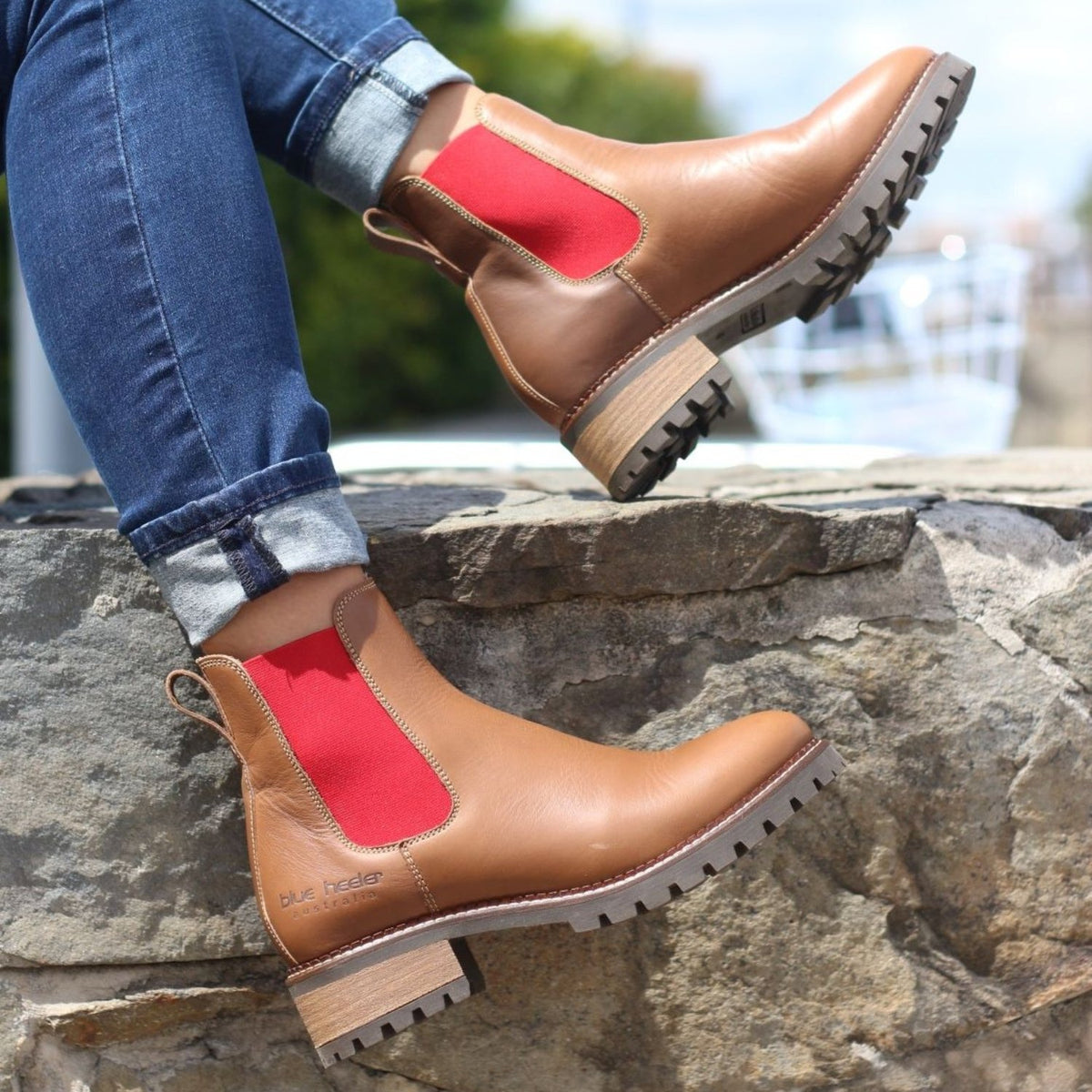PASH cognac red image 1